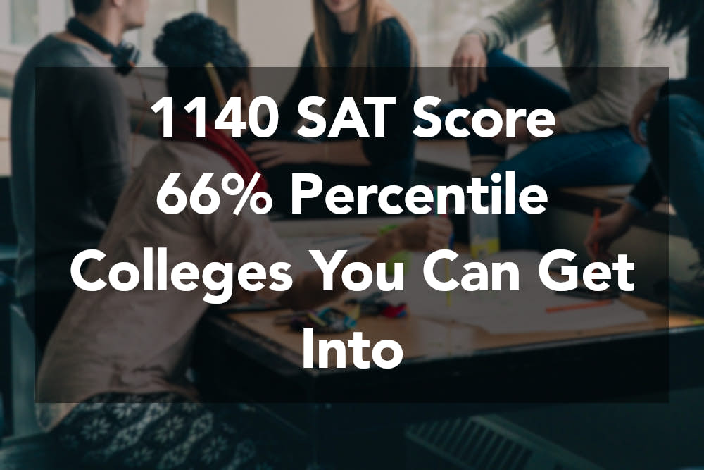 1140 SAT Score Popular Colleges You Can Get Into for 2024